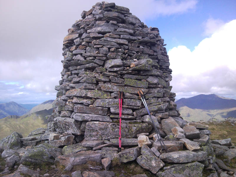 15 Huge cairn on A Chrlaig summit