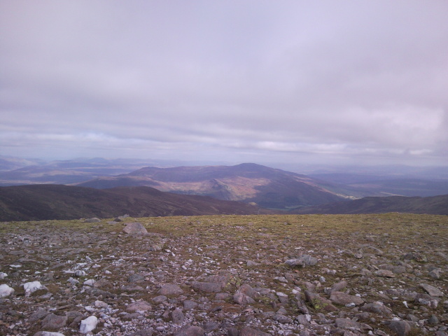 North from Meall Garbh