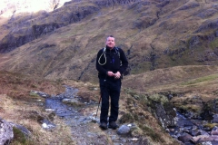 Alan preparing himself for a swim Alan preparing himself for a swim