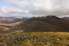 The Corbet with Affric and mullardoc munros behind The Corbet with Affric and mullardoc munros behind
