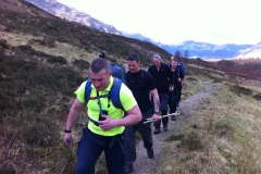 The troops on the walk in The troops on the walk in