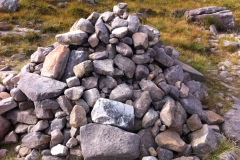 A small cairn where I join the path to Bein Eighe hallelugha A small cairn where I join the path to Bein Eighe hallelugha