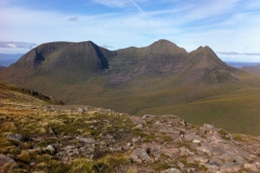 Beinn Alligin from Liathach - Mullach an Rathain Beinn Alligin from Liathach - Mullach an Rathain