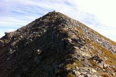Final ascent to Liathach - Mullach an Rathain Final ascent to Liathach - Mullach an Rathain