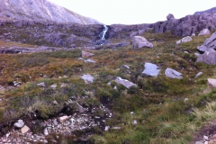 Some nice waterfalls below the Coire Some nice waterfalls below the Coire