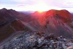 Sun setting on Torridon Sun setting on Torridon