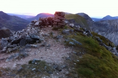 Trig point before the summit of Beinn Eighe - Spidean Coire nan Clach Trig point before the summit of Beinn Eighe - Spidean Coire nan Clach
