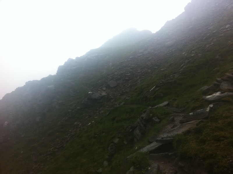 The Bypass path up to Sgurr Fiona