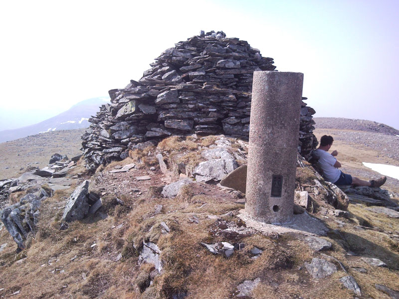 Geal Charn summit