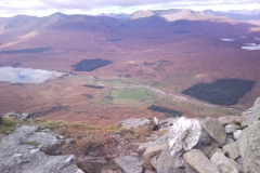 Black Mount munros and Loch Tulla from Beinn Achaladiar Black Mount munros and Loch Tulla from Beinn Achaladiar