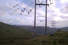 29 Leave the main track at these pylons 29 Leave the main track at these pylons
