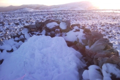 An socach shelter cairn An socach shelter cairn