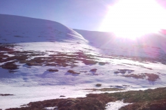 The climb up Beinn Iutharn Mhor The climb up Beinn Iutharn Mhor