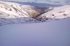 View back down Glen Ey View back down Glen Ey