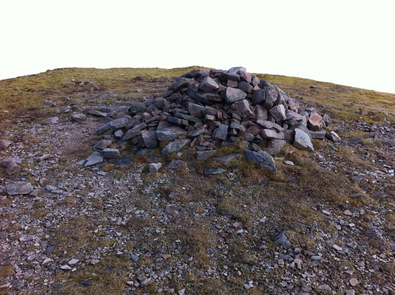 Cairn on the spot height