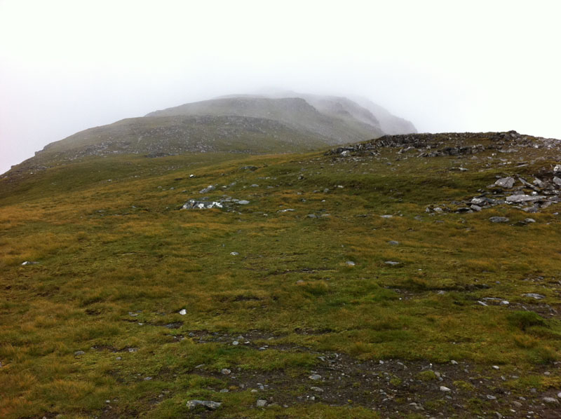 Final ascent to the Corbet Beinn Tharsuinn