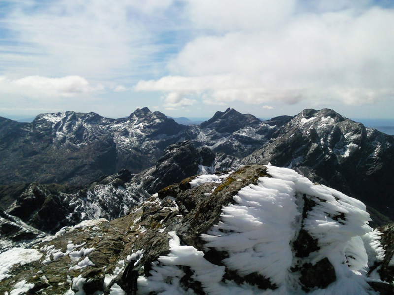 Great view of the Southern Cuillin from Bruach na Frithe summit