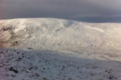 The final climb up Beinn Mheadhonach The final climb up Beinn Mheadhonach