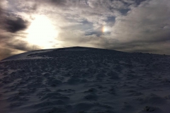 small rainbow above Beinn Mheadhonach small rainbow above Beinn Mheadhonach