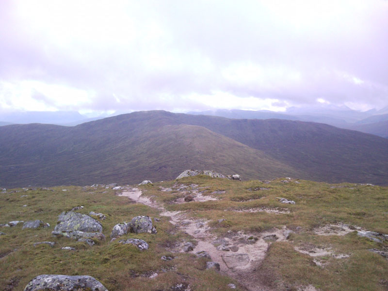 Looking back to Carn Dearg