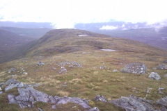 Meall nam Fiadh ahead just before Carn Dearg Meall nam Fiadh ahead just before Carn Dearg