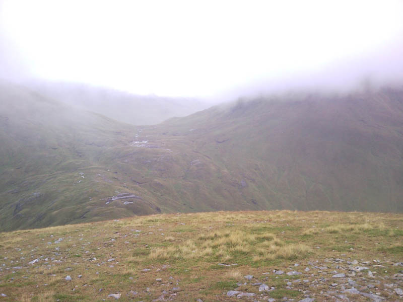 6 View to the Beallach with Ciste Dubh in mist