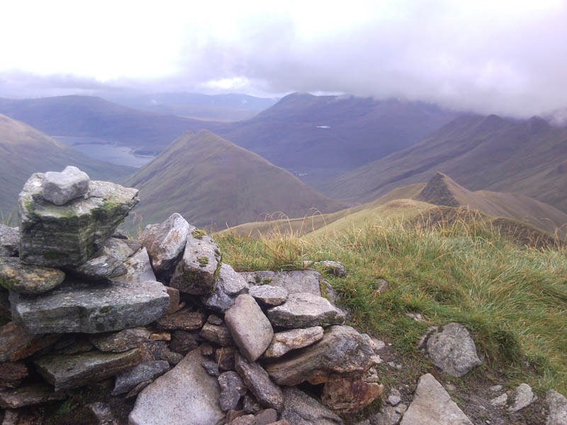 8 Ciste Dubh Summit with the corbet in the background