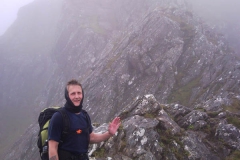 10 the Forcan ridge ahead in the mist 10 the Forcan ridge ahead in the mist