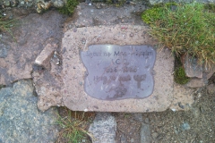 15 memorial plaque at the saddle 15 memorial plaque at the saddle