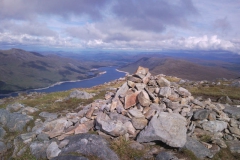 34 Druim Shionnach summit