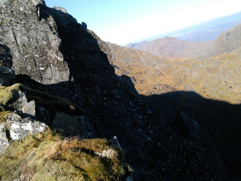 Cliffs on the North face of Garbh Chioch Mhor