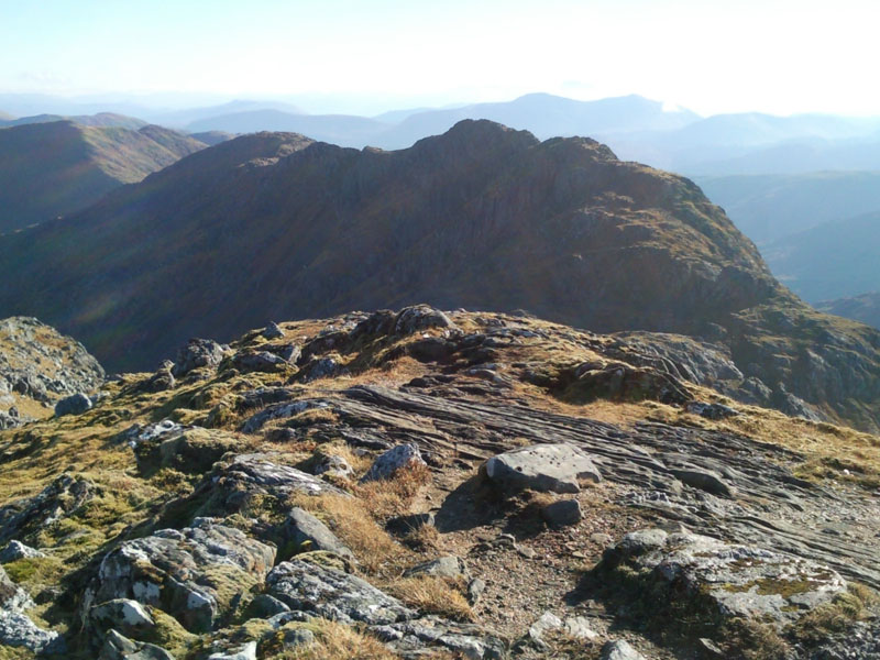 View back to Garbh Chioch Mhor