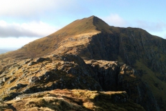 More undulating terrain before the final push up to Ladhar Bheinn More undulating terrain before the final push up to Ladhar Bheinn