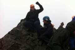 Marks first Munro Sgurr a'Mhadaidh with Dora and Carl Marks first Munro Sgurr a'Mhadaidh with Dora and Carl
