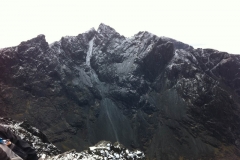 the Great Stone Chute Sgurr Mhic Choinnich and Sgurr Alasdair the Great Stone Chute Sgurr Mhic Choinnich and Sgurr Alasdair