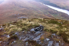 Looking back down the ascent from Meall Cian Dearg