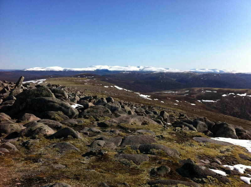 Snow capped High Cairngorms