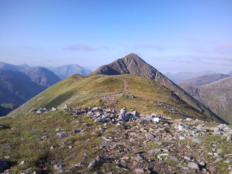 11 The path to Stob Dubh