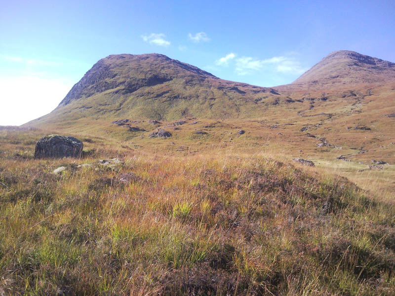 My descent from Meall a Bhuiridh and Creag an Fhirich
