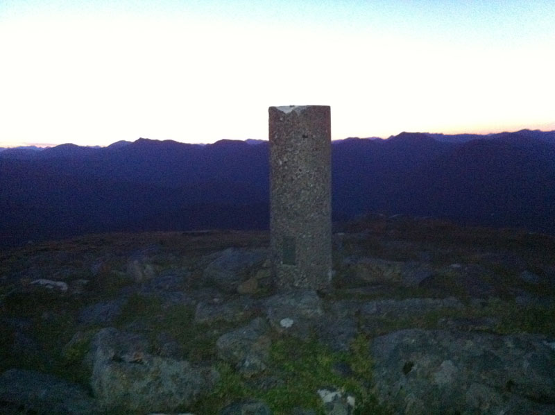 trig point on the first top