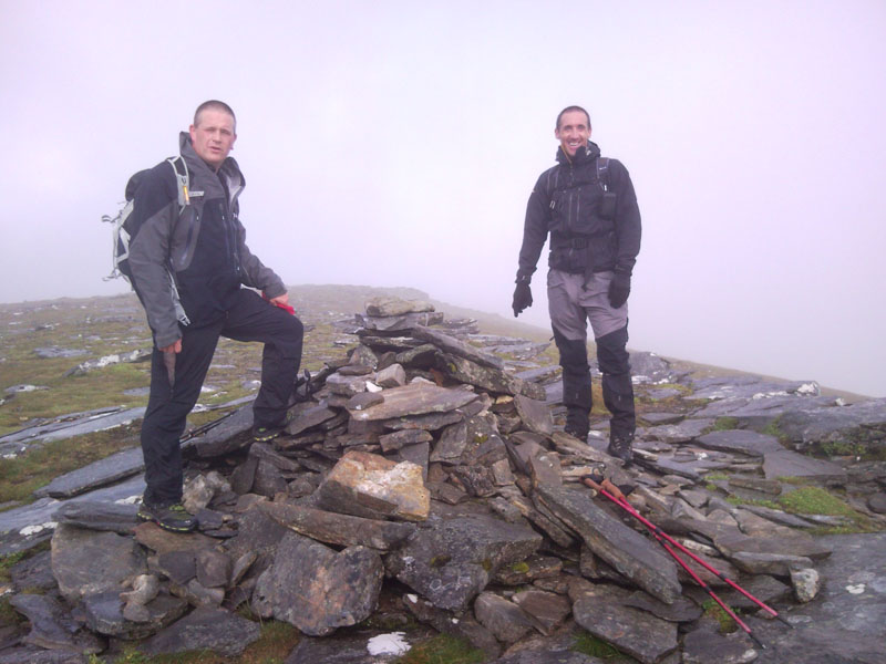 Paul and gordon on Meall Gorm summit