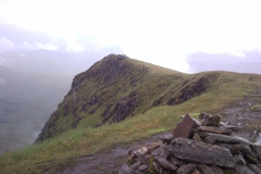 Paul and gordon waiting for me around the top of the Corrie Paul and gordon waiting for me around the top of the Corrie