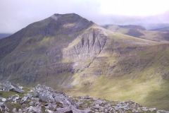 Sgurr nan Clach Geala across the valley Sgurr nan Clach Geala across the valley