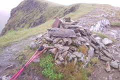 Sgurr nan Clach Geala summit Sgurr nan Clach Geala summit