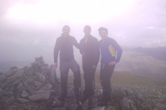 The three Amigis on Beinn Liath Mhor Fannaich The three Amigis on Beinn Liath Mhor Fannaich