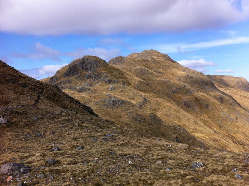 On route to A'Ghlas-bheinn