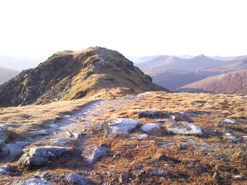looking back to Ben Dorain summit